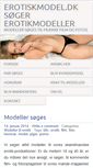 Mobile Screenshot of erotiskmodel.dk